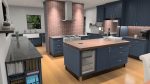 Stylish kitchen and interior design