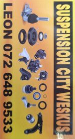 Reconditioning of all ball joints, cv joints and engine mountings